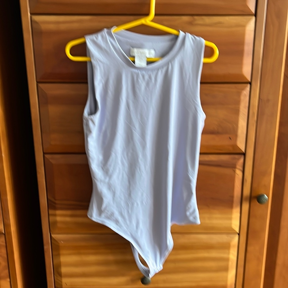 House of Harlow 1960 lavender/periwinkle Sleeveless Bodysuit size small